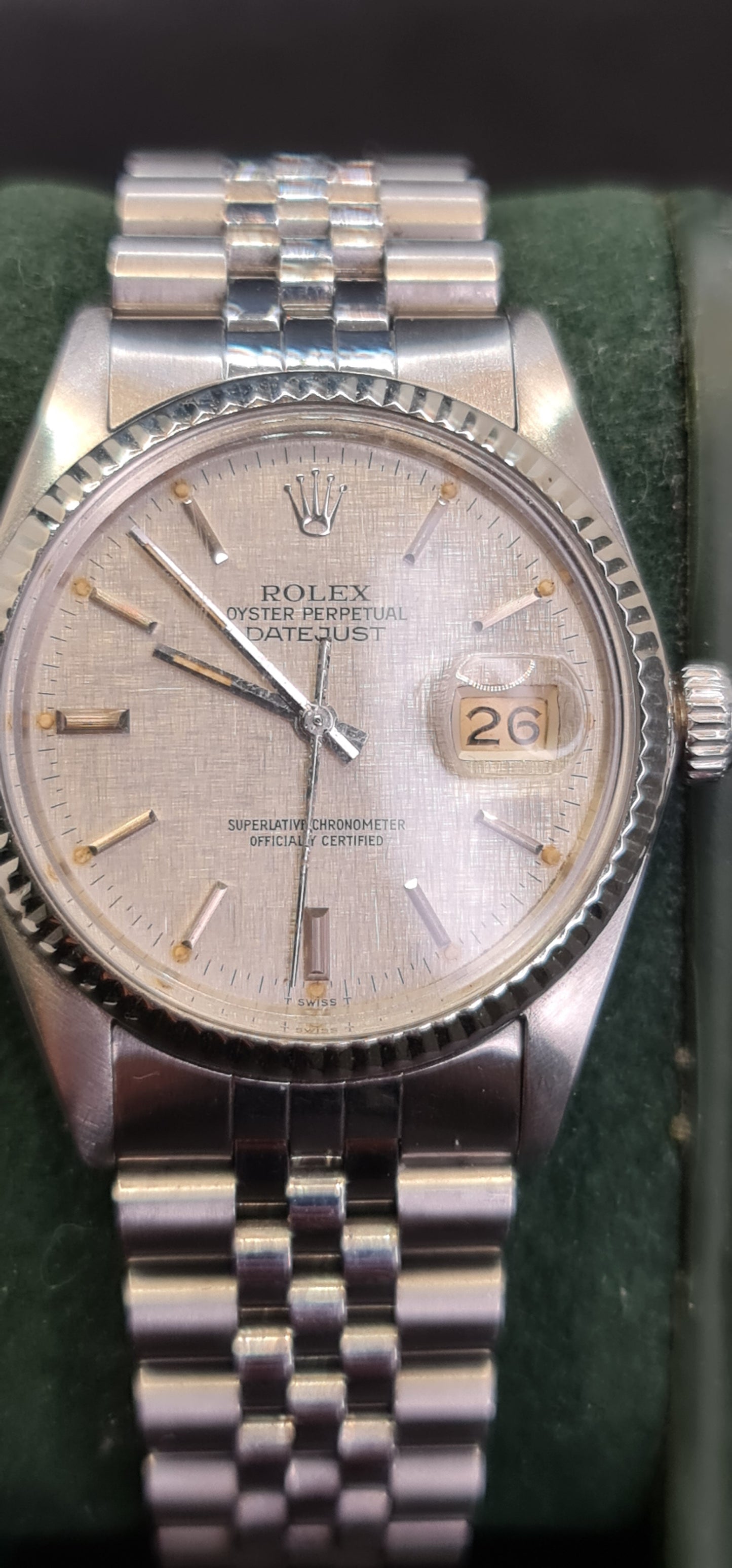 ROLEX Datejust 16014 Linen