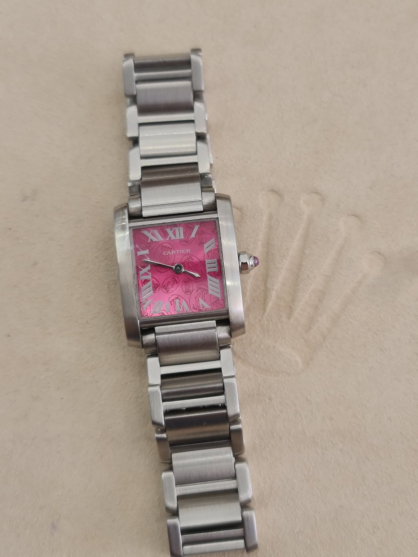 Cartier Tank Rasberry