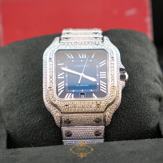 Cartier Santos Full Diamond