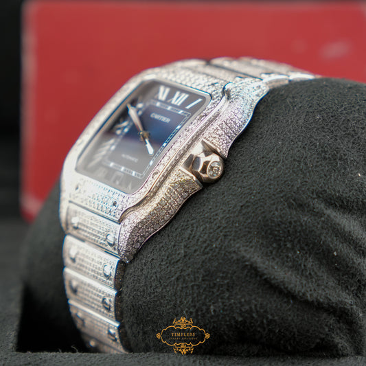 Cartier Santos Full Diamond