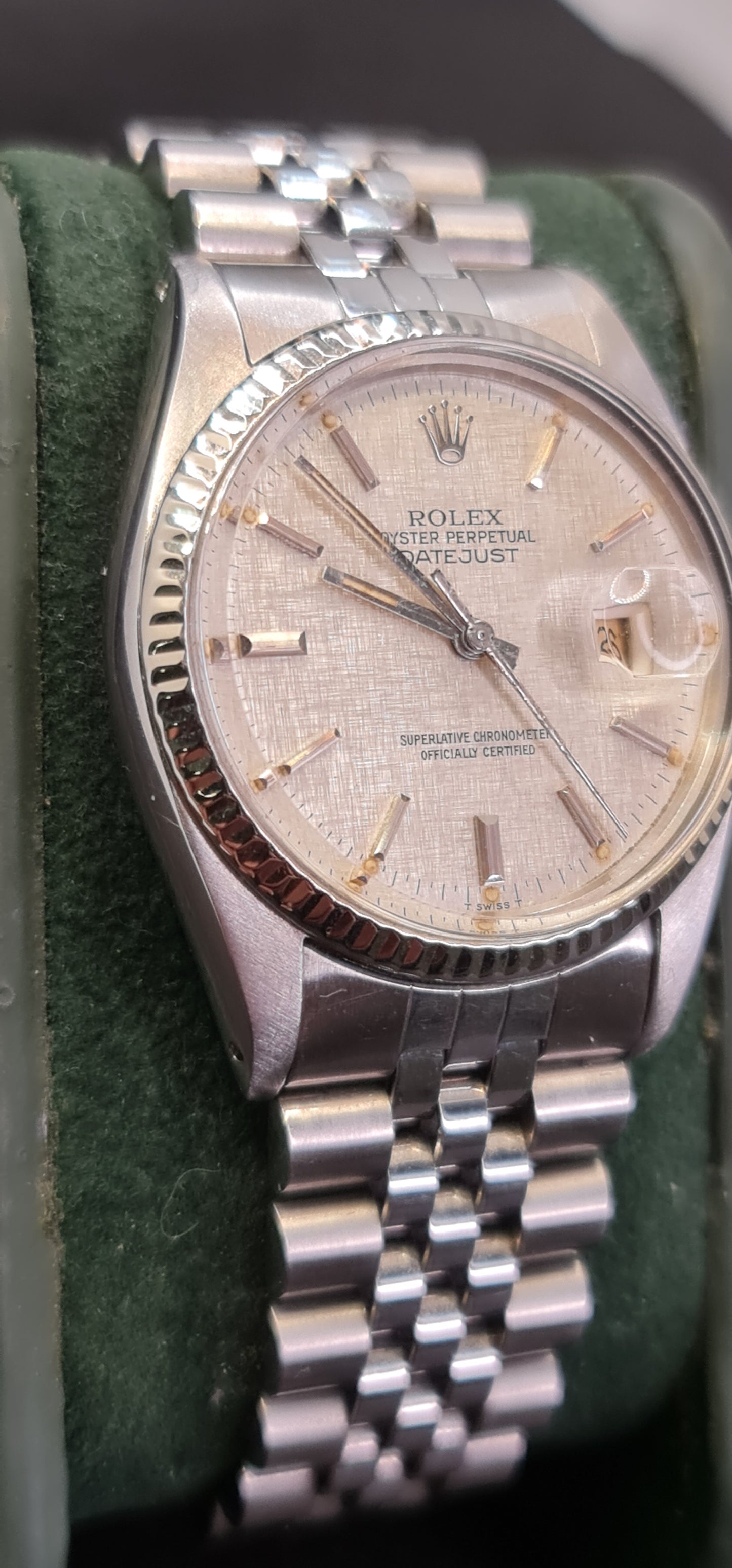 ROLEX Datejust 16014 Linen