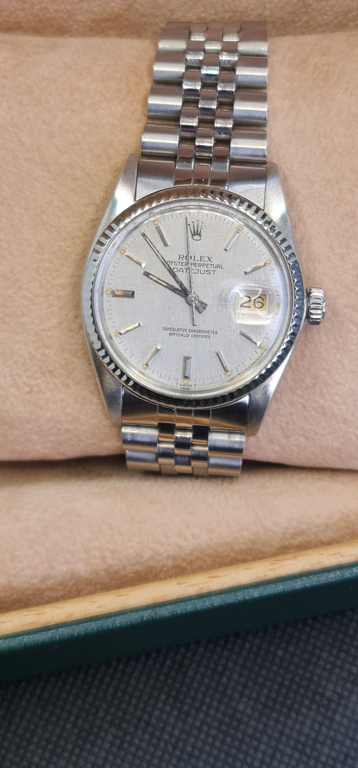 ROLEX Datejust 16014 Linen