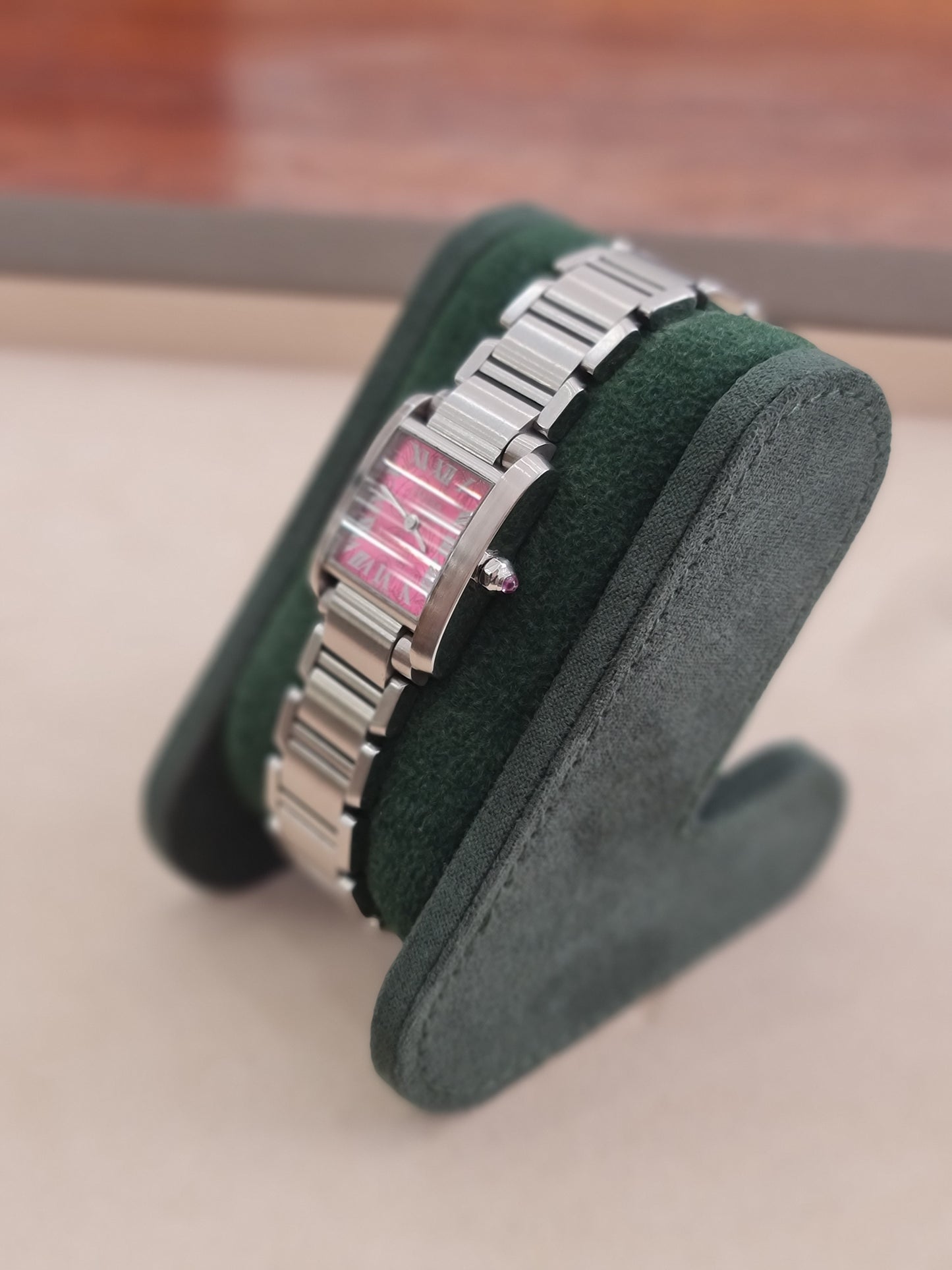 Cartier Tank Rasberry