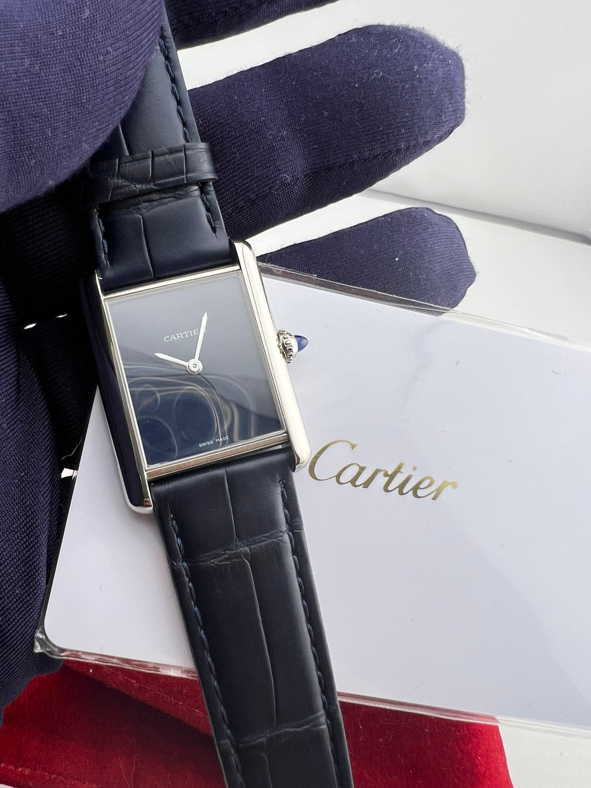 Cartier Tank Must De Cartier Blue