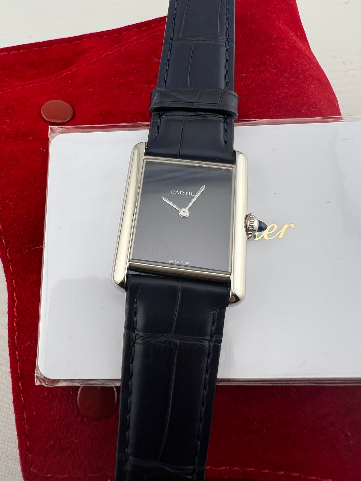 Cartier Tank Must De Cartier Blue