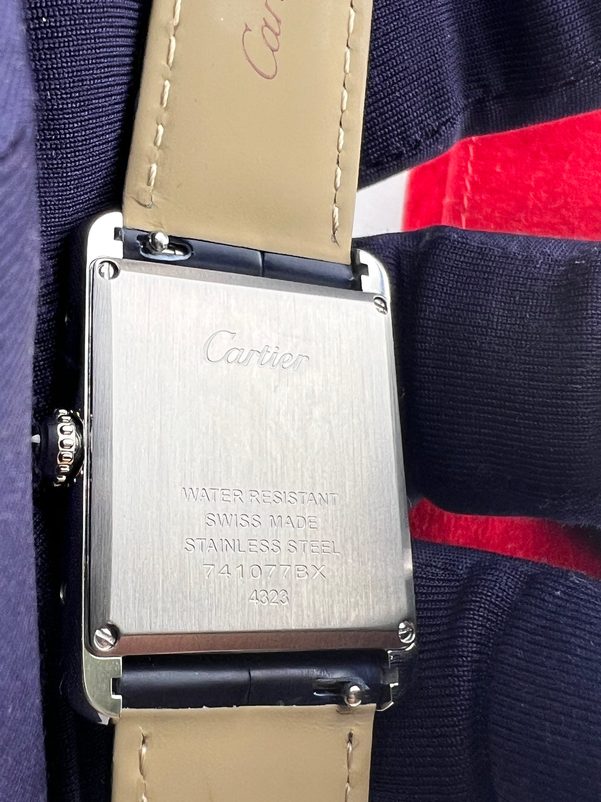 Cartier Tank Must De Cartier Blue
