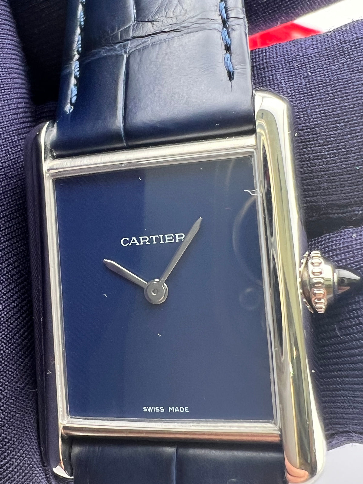 Cartier Tank Must De Cartier Blue