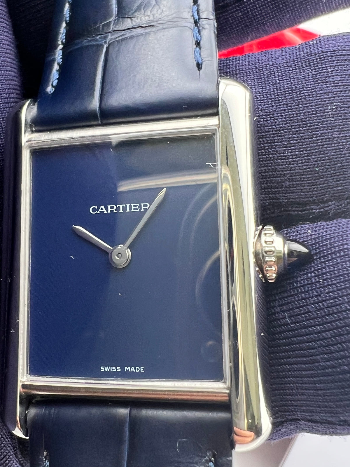 Cartier Tank Must De Cartier Blue