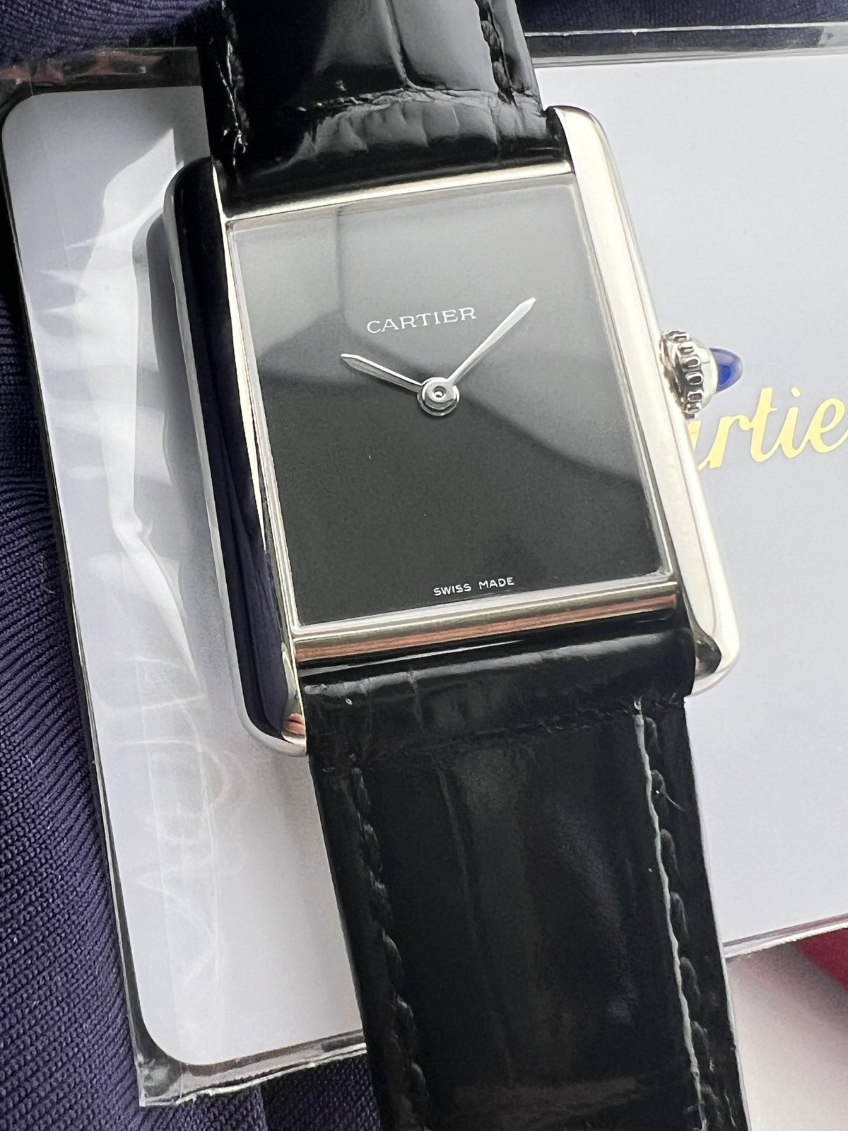 Cartier Tank Must Black Cartier