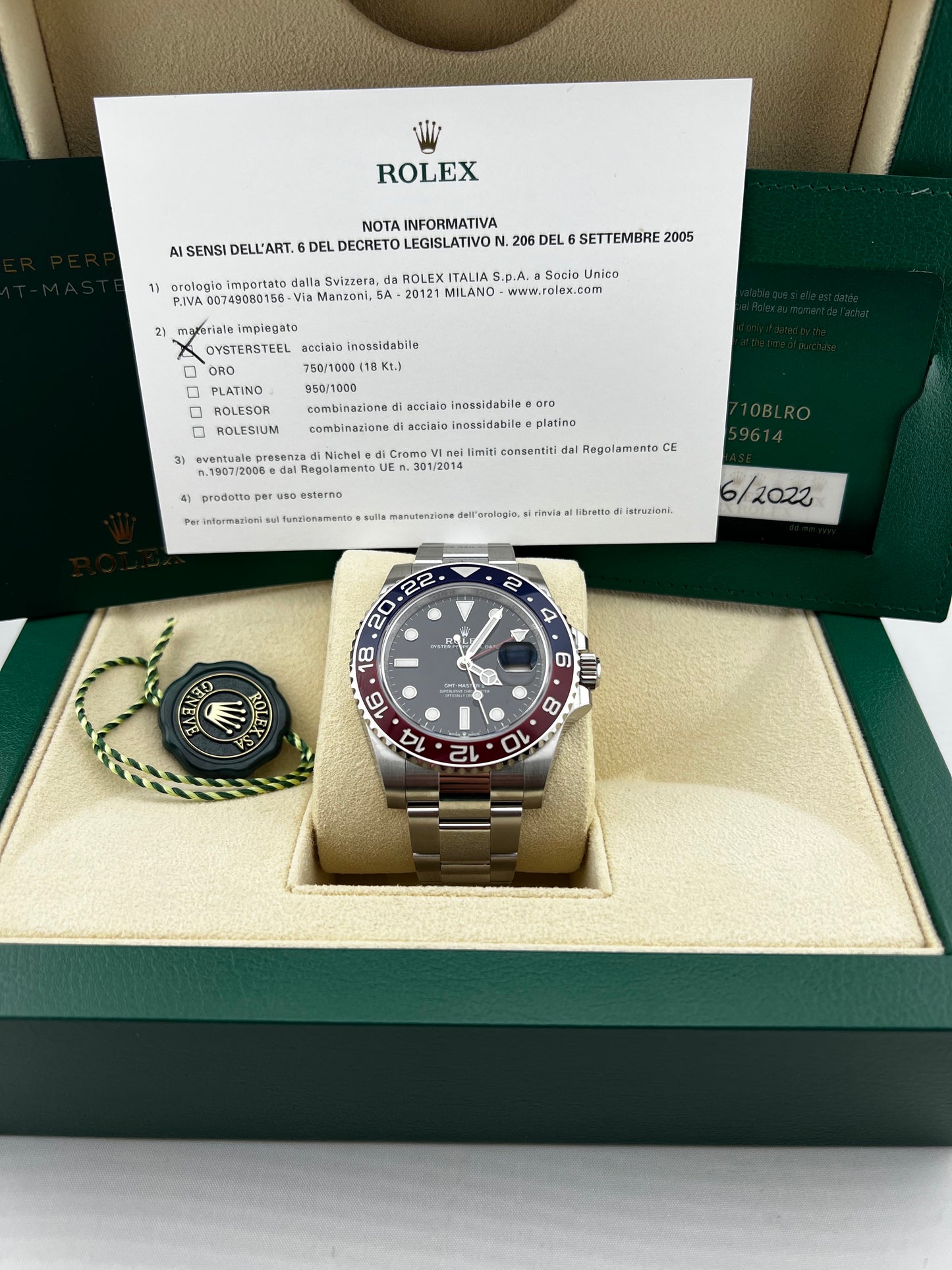 Rolex pepsi 126710BLRO