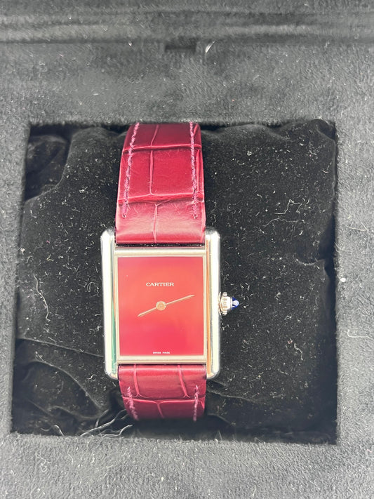 Cartier Tank Burgundy