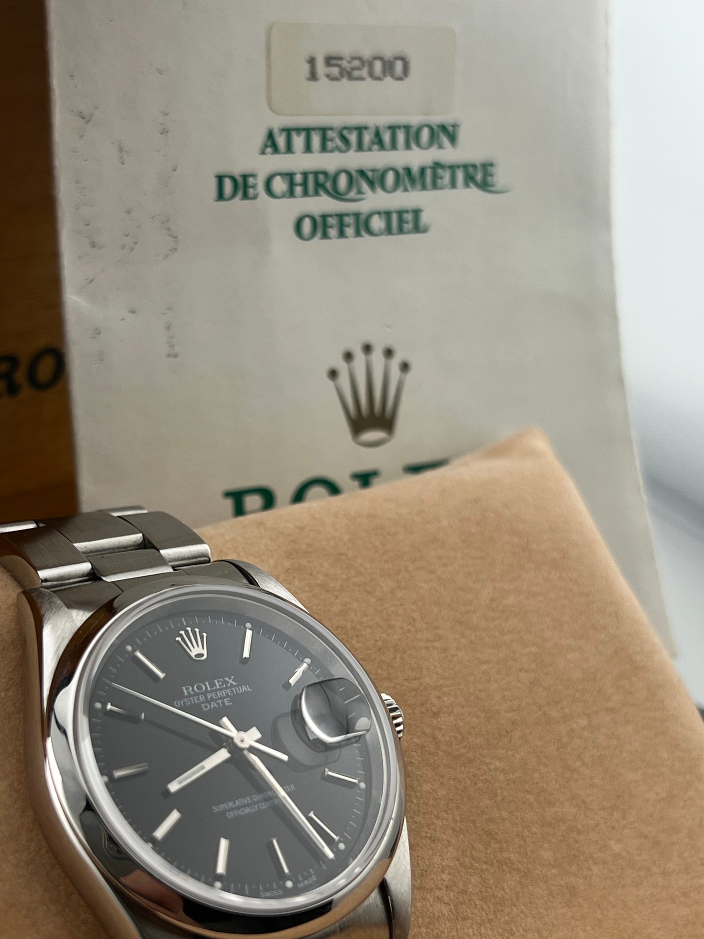 Rolex Oyster Perpetual Date 15200